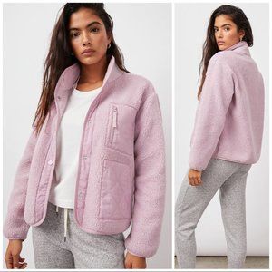 Rails Light Pink Sherpa Jacket